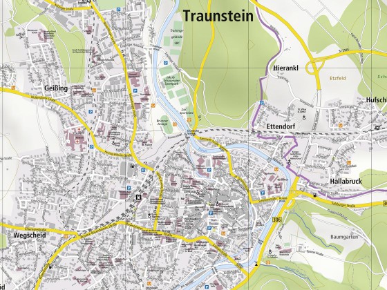 Traunstein Map Stadtplan Der Stadt Traun – Stadtplan Traunstein – MSKGCN