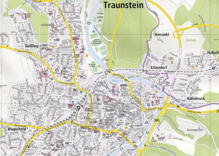 Stadtplan Traunstein